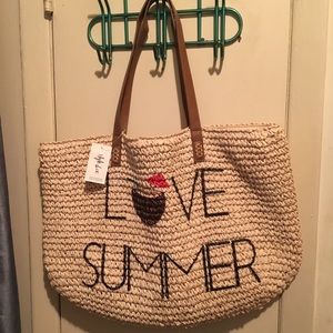 Style & Co summer straw bag